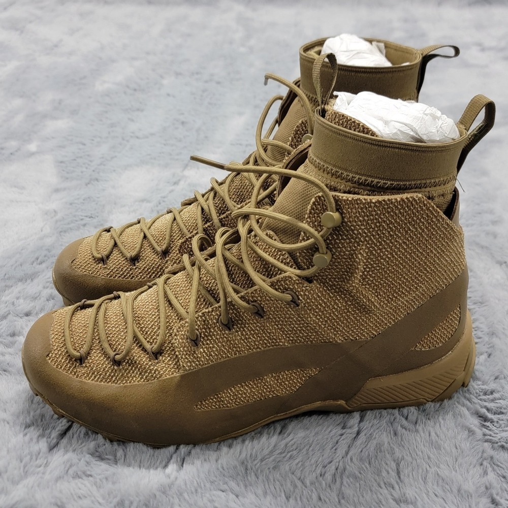Naglev Unico Boots Mens 11.5 (EU 45) Brown Laced Combat Desert Hiking Aramid